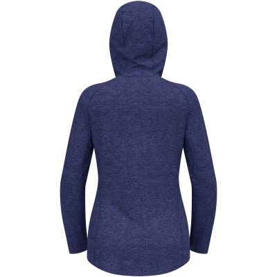 6. Damen-Sweatjacke ODLO TENCIA Mid Layer Hoody Full Zip, blau