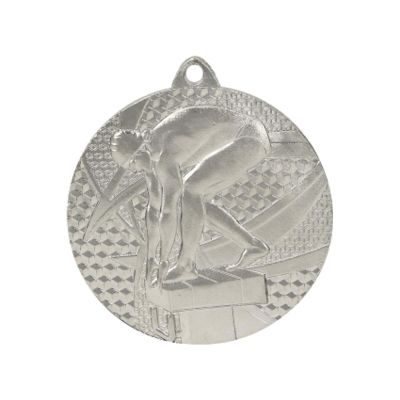 4. Silbermedaille – Schwimmen – Stahlmedaille