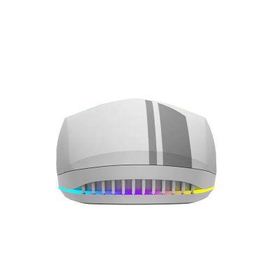 5. Machenike M721 Kabellose Gaming-Maus 10000 DPI mit RGB-Hintergrundbeleuchtung - Weiß