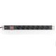 2. 19-Zoll-Rack-PDU 7x Schuko