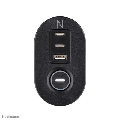 6. Neomounts DS22-840BL6 1,4 m 3-fach Steckdosenverteiler, für den Innenbereich, schwarz