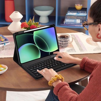 8. Tech-Protect SC Pen + Tastaturhülle für Xiaomi Pad 11,2" 7 / 7 Pro / 8 / 8 Pro - Schwarz