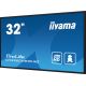 12. Großformatmonitor iiyama LH3260HS-B1AG A 80 cm (31,5 Zoll) LED Wi-Fi 500 cd/m² Full HD Android 11 24/7 Schwarz
