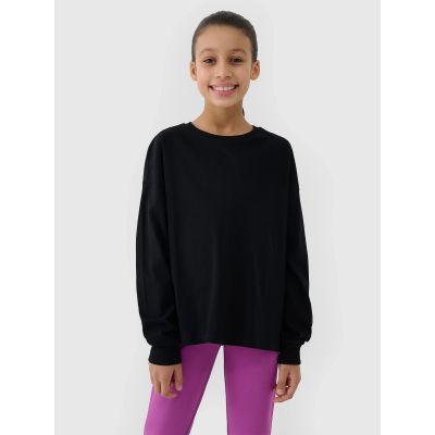 6. Langarmshirt Oversize glatt Mädchen 4F 4FJWSS25TLONF377-20S