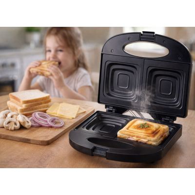 9. Esperanza Pizzaiola TKT005K Sandwichmaker (700W; schwarz)