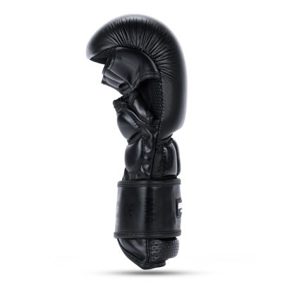 10. MMA Sparring Handschuhe M - Warrior Schwarz - LegacySeries