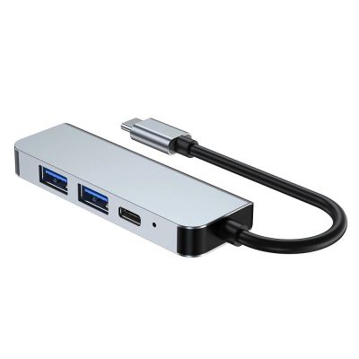 6. HUB Tech-Protect V2 4in1 USB-C – USB-A 3.0 / USB-A 2.0 / USB-C / HDMI – Grau