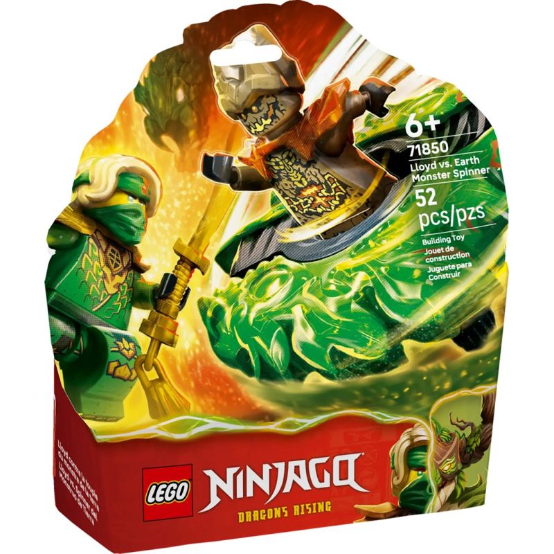 LEGO NINJAGO 71850 Lloyd vs. Elementarmonster-Spinner-Kampf