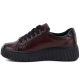 3. Damen-Plateauschuhe aus Lackleder in Burgunderrot, Vinceza 133134