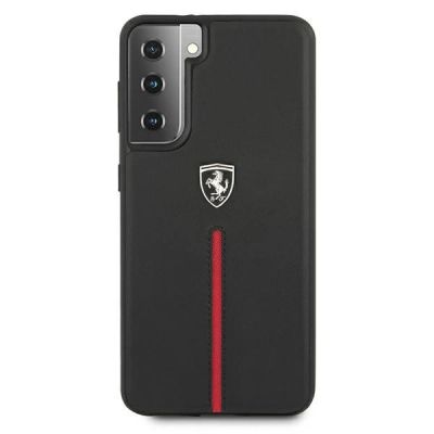 3. Ferrari FEOSIHCS21MBK S21+ G996 schwarz/schwarz Hardcase Off Track Leather Nylon Stripe