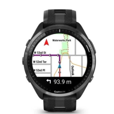 4. Garmin Forerunner 965 47 mm schwarze Uhr