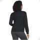 2. Skechers Go Walk Everywhere Kapuzenpullover mit durchgehendem Reißverschluss W3JA261-BLK Schwarz L