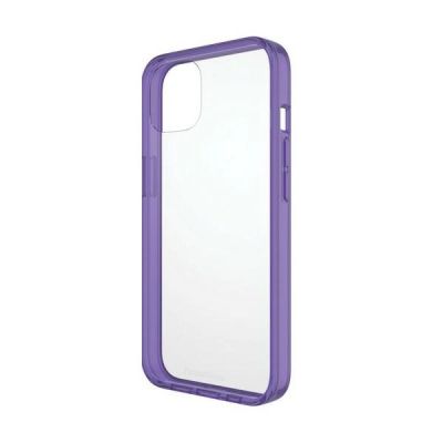 4. PanzerGlass ClearCase antibakterielle Hülle mit Militärzertifikat für iPhone 13 / 14 / 15 – transparentes Lila