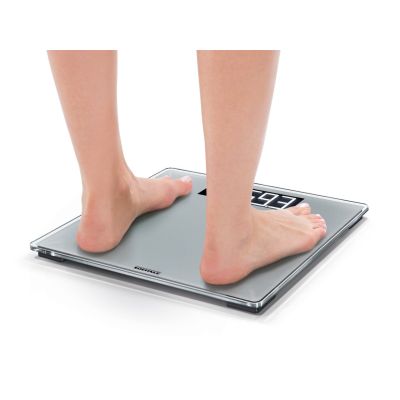 9. Soehnle Style Sense Comfort 600 Rechteckige elektronische Personenwaage aus Edelstahl