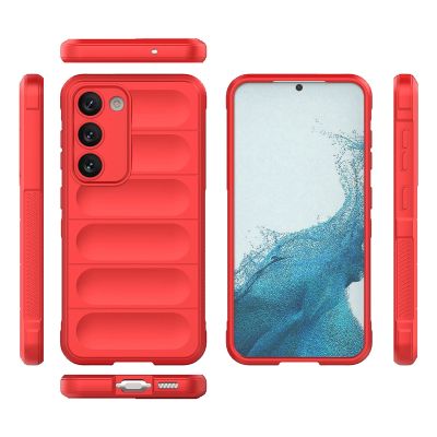 21. Magic Shield Case für Samsung Galaxy S23+ flexible Panzerhülle rot