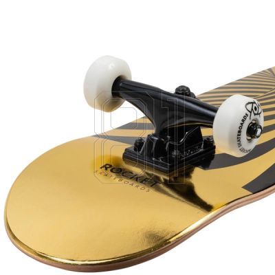 4. Rocket Twisted Foli Gold Skateboard 7,5" RKT-COM-1555