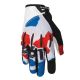 661 EVO II Handschuhe weiß rot blau M