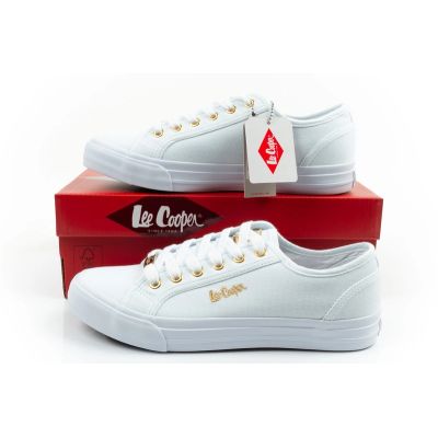 10. Lee Cooper Damen-Sportschuhe, Sneaker, modisch, weiß, bequem