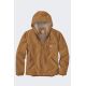 Carhartt Washed Duck Sherpa-gefütterte Jacke, Braun
