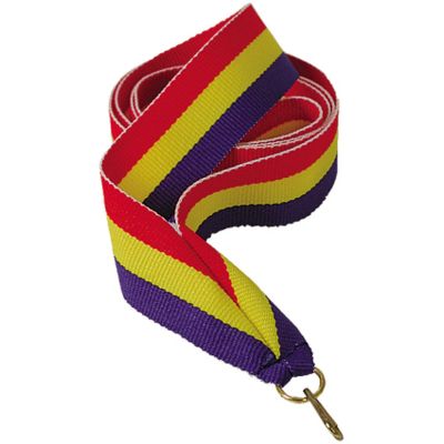 8. 11 mm breites Band – rot, gelb und blau
