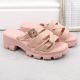 14. Zaxy duftende Flip-Flops mit Absatz in Nude W NN285044 INT2009B