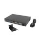 17. LANBERG Switch Rack 19" 16x 100MB PoE+/2x Combo Gigabit 150W Unmanaged RSFE-16P-2C-150