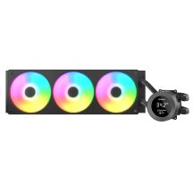 COUGAR CGR-PSDVARGB-B-360 All-in-One-Flüssigkeitskühler für Prozessoren, 12 cm, Schwarz