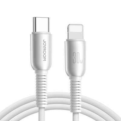 Joyroom S-A51 Cutting-Edge Series 30W USB-C - Lightning Kabel 1,2m - hellgrau