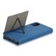 12. Magnet Kartenetui für Samsung Galaxy A12 5G Tasche Brieftasche Kartenhalter Blau