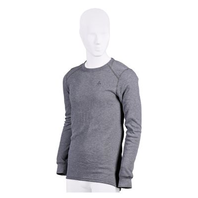 3. Herren T-Shirt ODLO BL TOP Rollkragen langarm ACTIVE WARM Größe M Grau