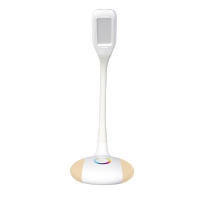4. Moderne, mehrfarbige RGB-LED-Schreibtischlampe Activejet VENUS RGB weiß mit Nachtlichtfunktion