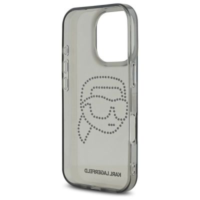 7. Karl Lagerfeld KLHCP16XHKHDCELK iPhone 16 Pro Max 6,9" schwarz/schwarz Hardcase IML Strasssteine ​​Karl Head