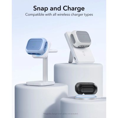 3. ESR Orbit Halolock MagSafe Hülle für AirPods Pro - blau