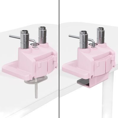 4. Arozzi AZ-ALZARE-NEO-DUO-PNK Monitorhalter/Ständer 81,3 cm (32 Zoll) Schreibtisch Pink