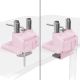 4. Arozzi AZ-ALZARE-NEO-DUO-PNK Monitorhalter/Ständer 81,3 cm (32 Zoll) Schreibtisch Pink