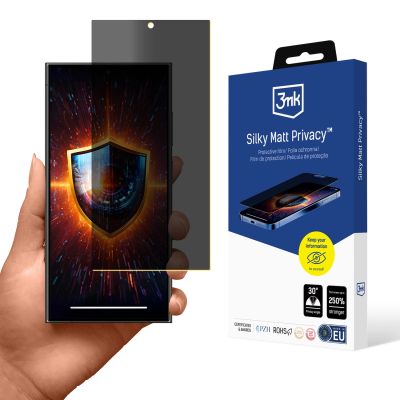 17. 3mk Silky Matt Privacy Sichtschutzfolie für Samsung Galaxy S24 Ultra