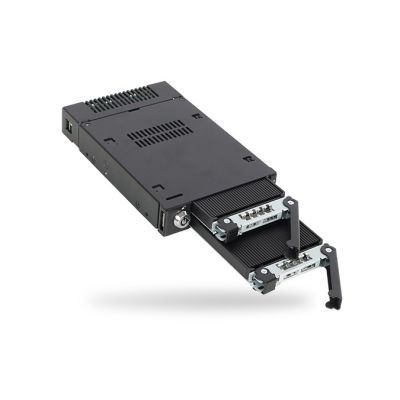 4. Icy Dock MB834TP-B Festplattengehäuse SSD-Gehäuse Aluminium, Schwarz 2,5"