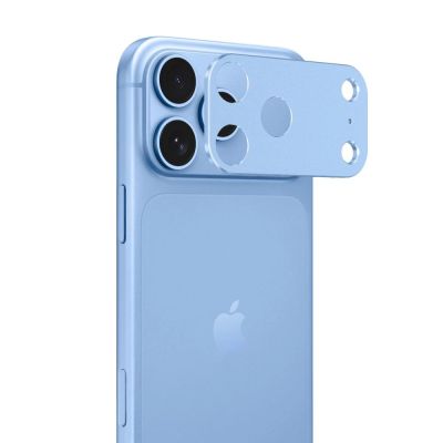 2. Kameraschutz für die Kamerainsel Tech-Protect Camalloy Fit+ für iPhone 18 Pro – Hellblau