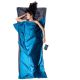 12. Cocoon TravelSheet Seidenschlafsack-Inlett, Rhino/Cornflower