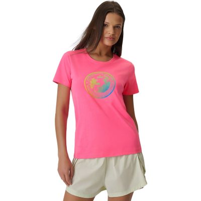 Damen-T-Shirt 4F F2718 Fuchsia 4FWSS26TTSHF2718 55S