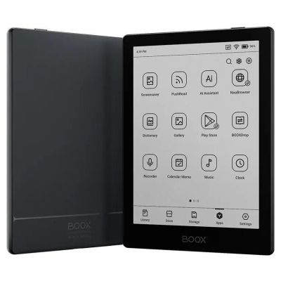 4. Onyx Boox Go 6" Carta 1300 32GB Wi-Fi Schwarzer E-Book-Reader