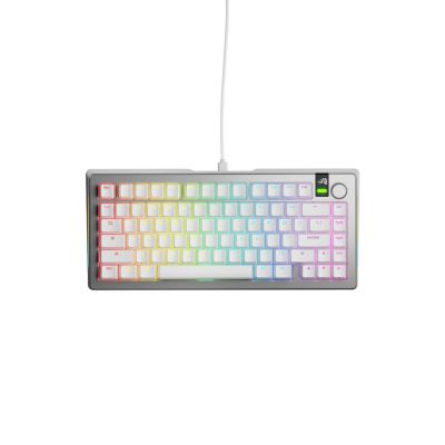 2. Glorious Gaming GMMK 3 PRO 75% vorgefertigte USB-Tastatur QWERTY US-Englisch Silber