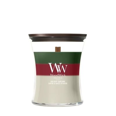 Mittelgroße Kerze HOLIDAY GARLAND WOODWICK
