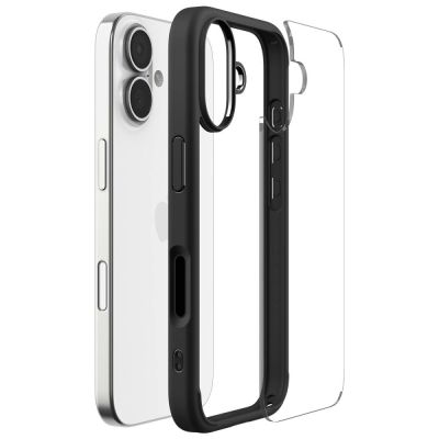 7. Spigen Ultra Hybrid Case für iPhone 17 - Mattschwarz