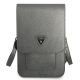 2. Guess Handtasche GUWBSATMGR grau / graues Saffiano-Dreieck