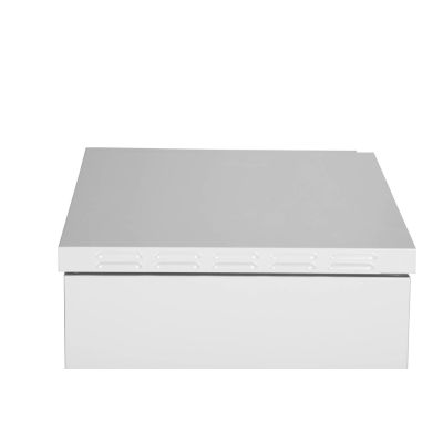 56. Digitus 19" 12U 600x600 Wand-Netzwerkschrank, Volltür, grau, ungeteilt, montiert, IP55, 100 kg
