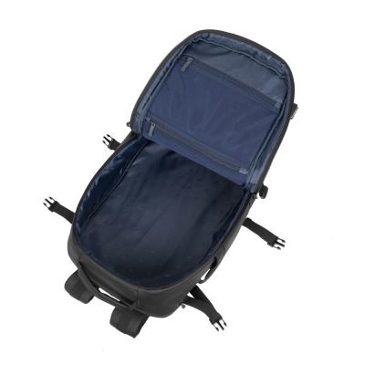 12. Rivacase Tegel 8465 Rucksack, Wanderrucksack, Schwarz, Polyester