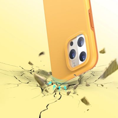 6. Choetech MFM Anti-Drop Case Cover für iPhone 13 Pro Max orange (PC0114-MFM-YE)