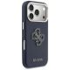 4. Guess FW Resin Logo Hülle für iPhone 17 Pro - Blau
