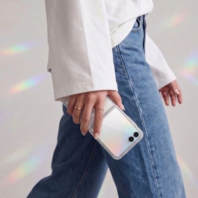 6. Tech-Protect FlexAir Hybrid MagSafe Hülle für Samsung Galaxy Z Flip 8 - Transparent
